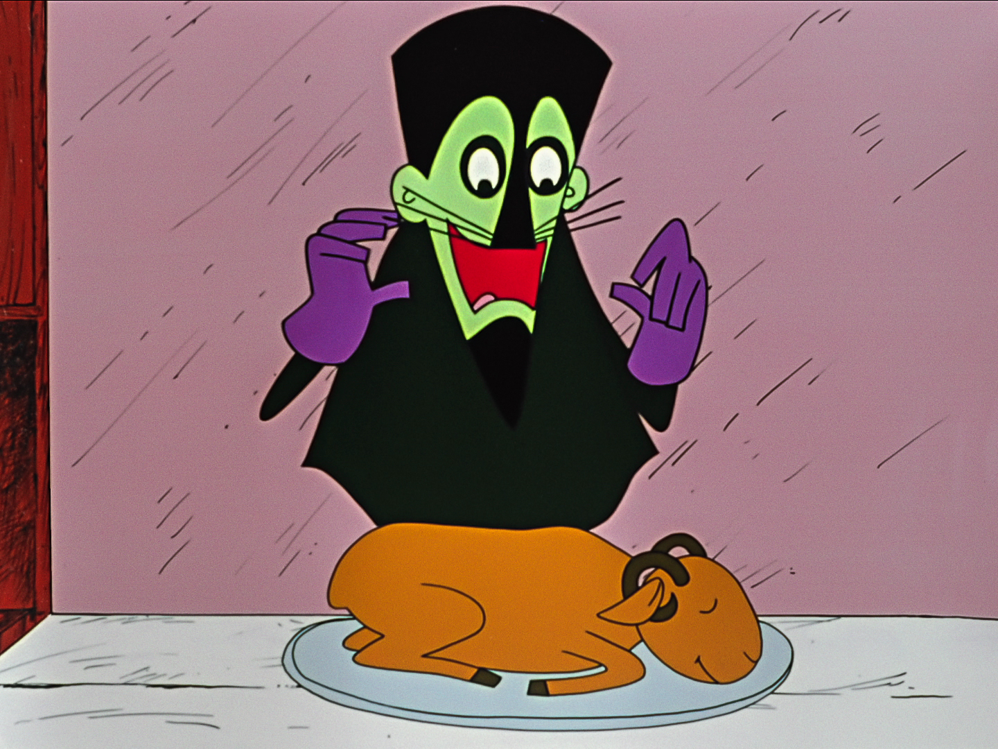 don pedro smilling over a smoked lamb don pedro smilling over a smoked lamb